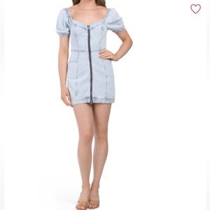 NWT ONTWELFTH Blue Denim mini dress